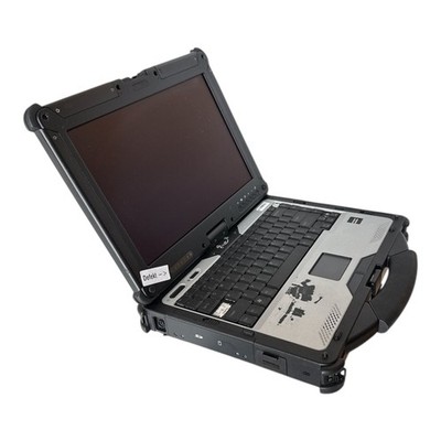Rugged 13,3'' Notebook C2D 250GB (Akku, Tasten fehlen, CMOS 0%) englisch Kratzer