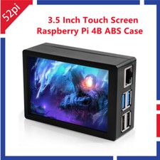 Raspberry Pi 4 ABS Case with 3.5 Inch 320x480 Resistive TFT Touch Screen Display