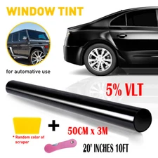 Uncut Roll Window Tint Film 5% VLT 35% 50% for Car Home Office Glass Tool EOA