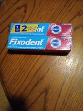 Fixodent Complete Original Denture Adhesive Cream, 2.4oz - 2 Pack