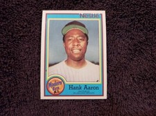 RARE Hank Aaron 1987 Topps Nestle Dream Team #29 Card, Atlanta Braves, MINT!!