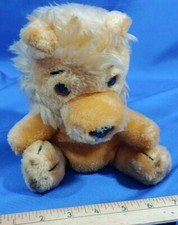 1979 R Dakin Plush Stuffed Lion Tiger Toy 8" Tail Animal Figural Zoo Carnival