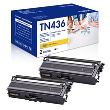 2PK TN436 Toner Compatible With Brother TN433 HL-L8360CDW MFC-L8900CDW
