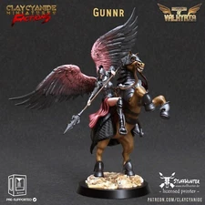 Maidens of Valkyria - Gunnr - Tabletop Dark Fantasy Collector D&D