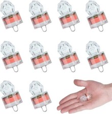 10 Pcs Fishing Flash Light LED Deep Drop Underwater Strobe Bait Lure Lamp Red