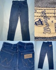VTG 50S 60S MENS 26 x 28 WRANGLER BLUE BELL WESTERN COWBOY DENIM JEANS PANTS