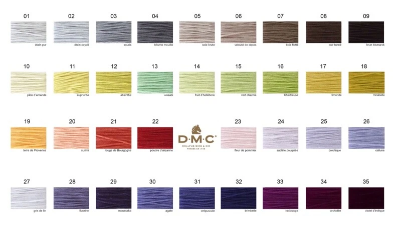 DMC Thread Genuine Stranded Embroidery Cotton Skeins - PYO Colours - 01 to 807 - Image 2 of 4
