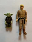 Star Wars Vintage Luke Bespin & Yoda Jedi Master Kenner ESB VTG 1980 Figures Toy