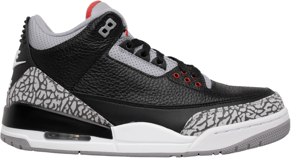 Size 10 - Jordan 3 Retro OG Mid Black Cement 885177850296| eBay