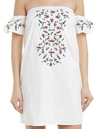 LOEWE x Paulas Ibiza Short Sleeve Dress, Size 32, Cotton, Black