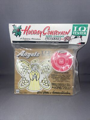 I.Q. TESTER Classic Strategy Game Holiday Collection Angels Stocking Stuffer