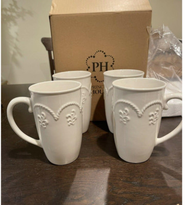 Princess House Marbella Latte Mugs  3286 Set of  4  HTF