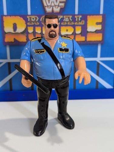 WWF Hasbro Big Bossman w NightStick - WWE Mattel L...