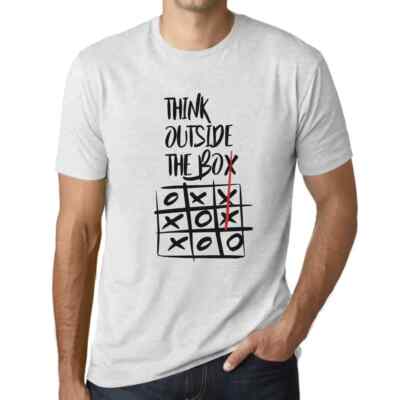 ULTRABASIC Herren T-Shirt Denken Sie abseits der ausgetretenen Pfade Think Outside