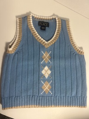 The Children's Place Vest Light Blue 2 Pices