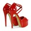 thumbnail 17 - Womens Strappy Platform Sandals Peep Toe Ladies Stiletto High Heel Shoes Size