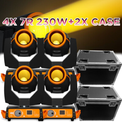 230W 7R Beam Zoom Sharpy 24Prism DMX Stage Lighting Moving Head Light Disco+Case