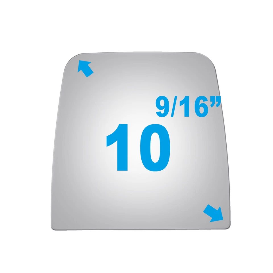 Пара стекол буксировочного зеркала для Chevrolet Express 1500 2500 3500 со стороны пассажира под правую руку - Изображение 2 из 4