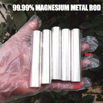 99.99％ 5Pc Mg Magnesium Metal Rod Bar 16mmx9cm For Light a Fire Outdoor Survival