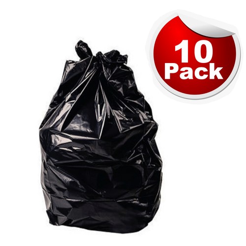 EXTRA STRONG BIN LINERS BAGS HEAVY DUTY BLACK RUBBISH WASTE REFUSE