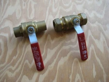 Mueller Industries Inc. B&K 3/4" Brass Ball Valve LOT of 2