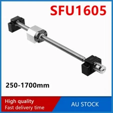 SFU1605 BallScrew L250mm-1700mm+End Support BK/BF12+Nut Housing+Coupler CNC Set