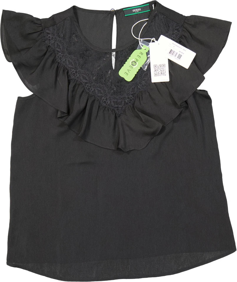 NEU ! GUESS Damen Bluse schwarz Gr. L - Bild 4 von 4