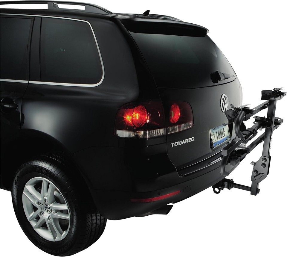 Black Thule 990XT Doubletrack Bike Hitch Rack W/ Locking Key 2" & 1.25