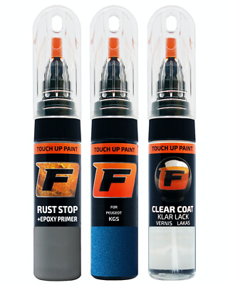 für PEUGEOT KGS BLEU IPANEMA LACKSTIFT Reparatur Set Autolack Kratzer
