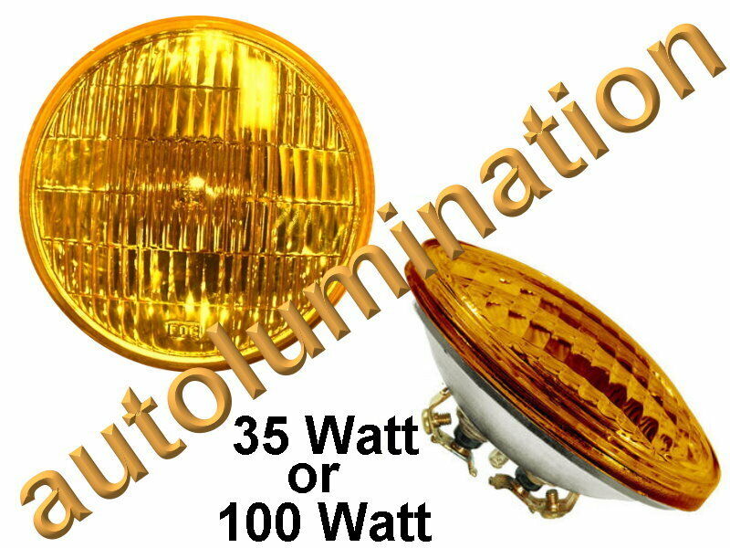 New 4415-A Amber 12 Volt Par36 Sealed Beam Fog Bulb Foglight New 4415-A Amber 12 Volt Par36 Sealed Beam Fog Bulb Foglight