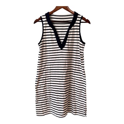 lands' end women's cotton jersey sleeveless swim cover-up dress Lands' End Women's Cotton Jersey Sleeveless Swim Cover-up Dress Print - Small
