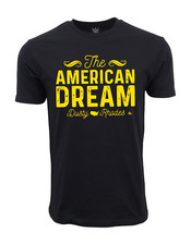 WWE THE AMERICAN DREAM DUSTY RHODES T SHIRT OFFICIAL ITEM BLACK