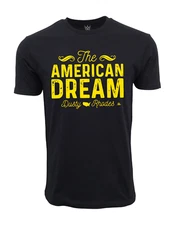 WWE THE AMERICAN DREAM DUSTY RHODES T SHIRT OFFICIAL ITEM BLACK