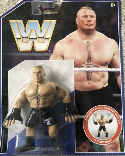 WWE Mattel Retro Series Brock Lesnar Action Figure...