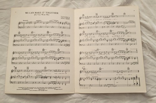 WE CAN MAKE IT TOGETHER Sheet Music Vintage 1972 Steve And Eydie Guitar Piano - Picture 3 of 4