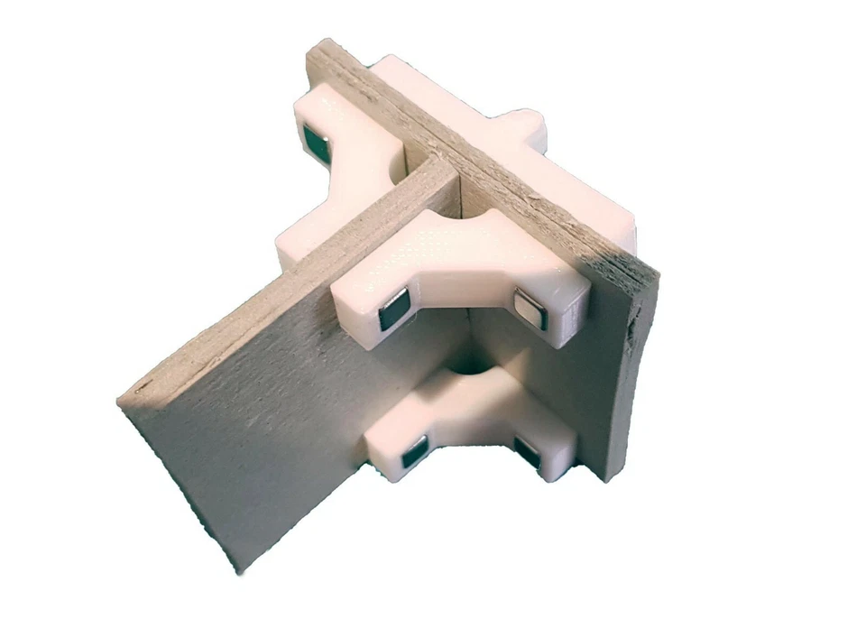NEW Model Makers 90° degree Tee Angle Magnetic Clamps (2 sets) - in 4 Sizes - Image 4 of 4