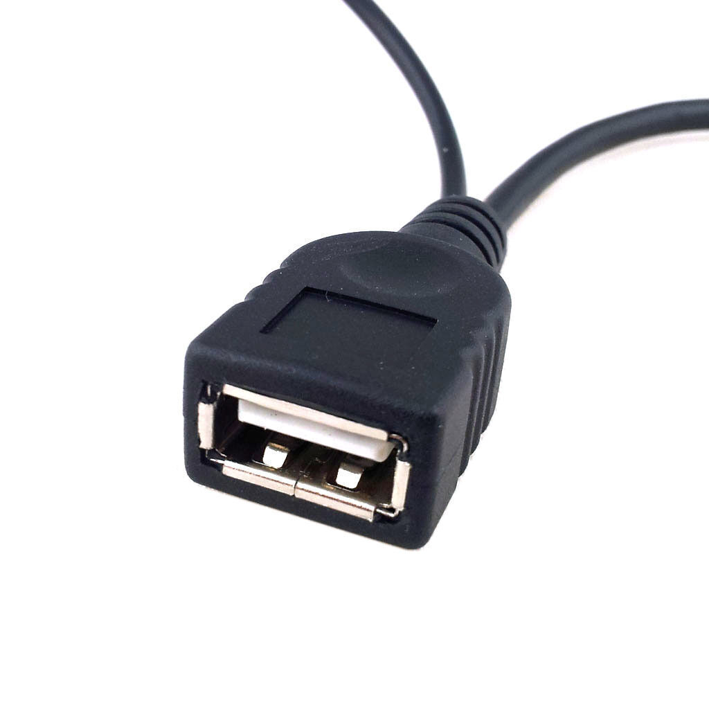 Micro USB Host OTG Cable With USB Power for Galaxy Note3 S4 N5100 N7100