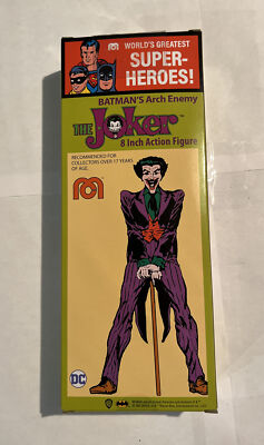 Mego 8" Joker Action Figure – 50th Anniversary DC Comics Worlds Greatest Heroes – Reverse Flash? Read