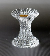 Rosenthal Kristallglas Kerzenhalter Polaris, Wirkkala, H.~7,5cm,~230g,~Vintage