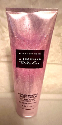 Bath & Body Works A Thousand Wishes Body Cream Ultimate Hydration 8 oz NEW MAR