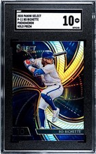 2020 Panini Select P-11 Bo Bichette Phenomenon HOLO SILVER PRIZM SGC 10 GEM RC