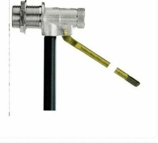 GALLEGGIANTE SILENZIOSO IN OTTONE COMPLETO DI TUBO DI SCARICO 3/4 ACQUA CISTERNA