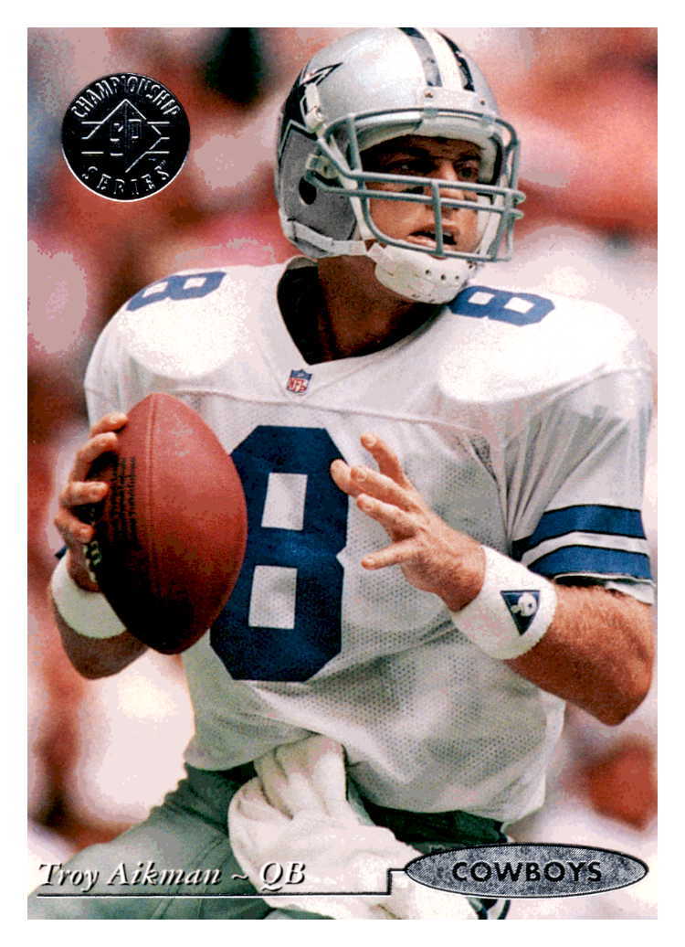 1995 SP Championship #88 Troy Aikman EX