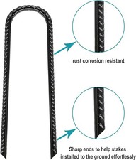 Heavy duty ground anchors trampoline tent stakes galvanized steel 8 pack