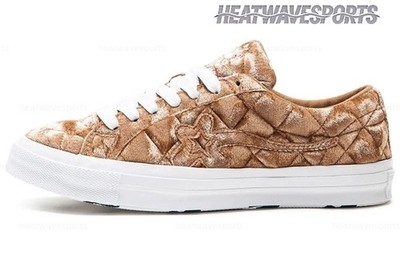 Golf Le Fleur x Converse One Star 'Quilted Velvet Brown' 165599C Men New Sizes
