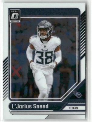 L'Jarius Sneed 2024 Donruss Optic Tennessee Titans #194