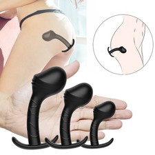 3PCS Silicone Anal Training Starter Kits Beginner Anal Trainer Butt Plug Set US