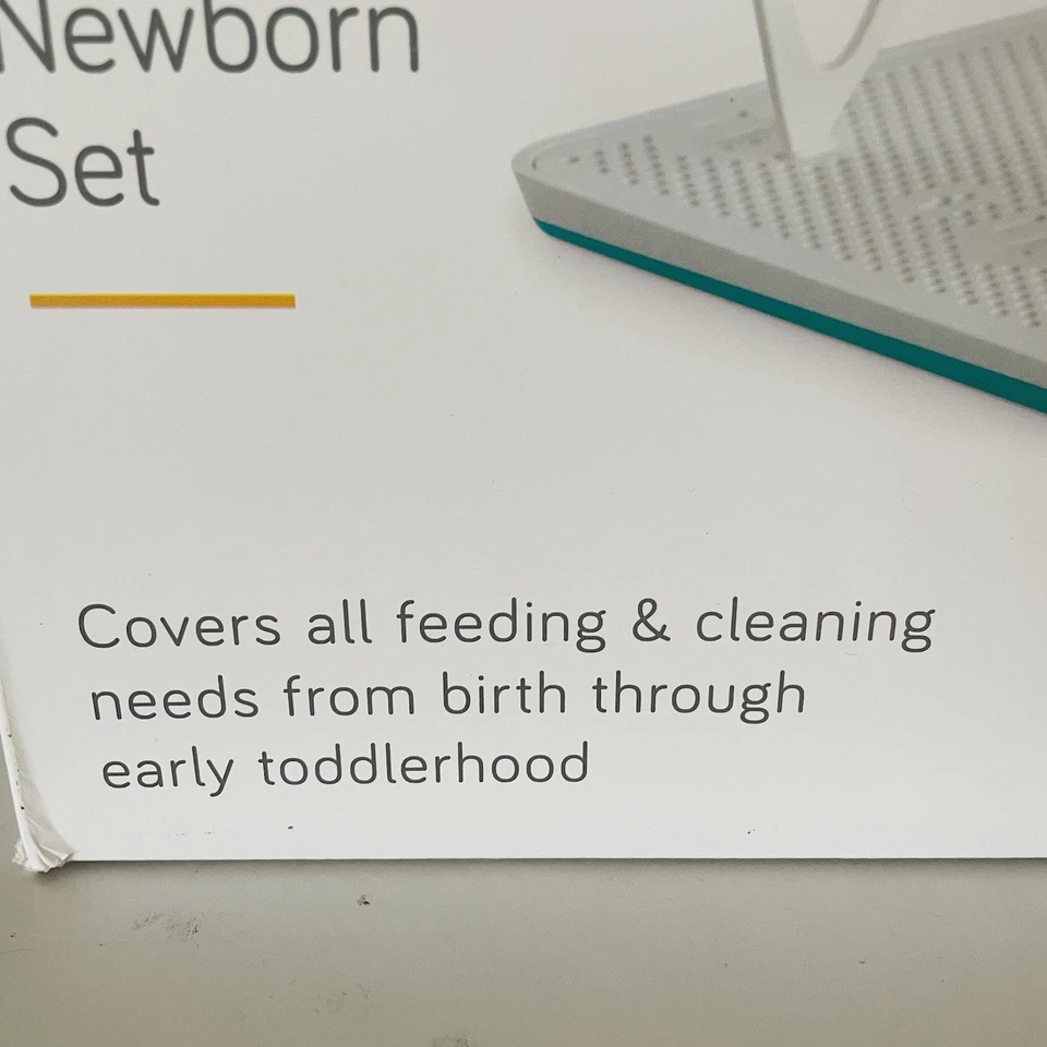 Novo Na Caixa Nanobebe Ultimate Conjunto de Presente Recém-Nascido All-In-One Azul-petróleo 25 peças Bebê Mamadeira Natural - Imagem 2 de 4