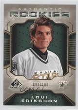 2006 SP Game Used Edition Authentic Rookies Gold 93/100 Loui Eriksson #113 1x1