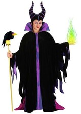 Maleficent Costume Horn Hat Black with Purple Stripes